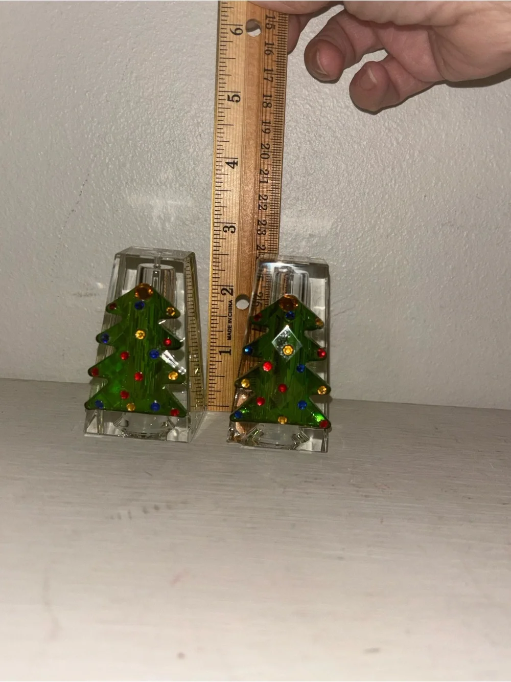 Judith Ripka Home Christmas Tree Crystal Salt & Pepper Shakers